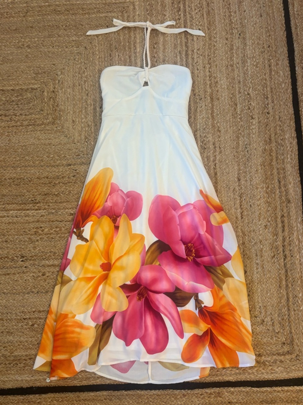 Francesca's Floral Midi Dress